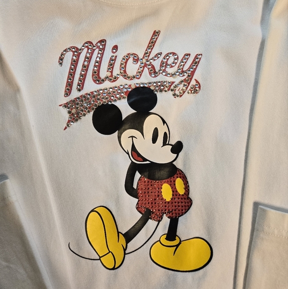 Girls Mickey Mouse Top sz Lg - Picture 2 of 4